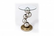 стол журнальный silver balls хром в Кургане
