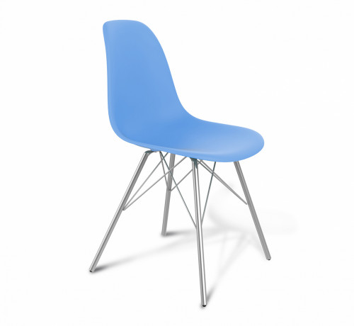 стул dsr голубой s37 (eames style) в Кургане