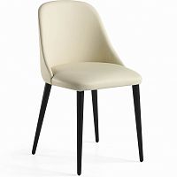 мягкий стул кожаный кремовый cpmk125-crema от angel cerda в Кургане