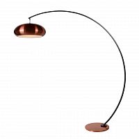 торшер дизайнерский lucide vengo black bronze в Кургане
