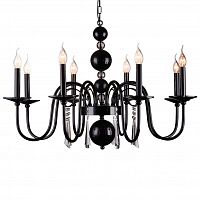 подвесная люстра newport 32208/c black черная в Кургане