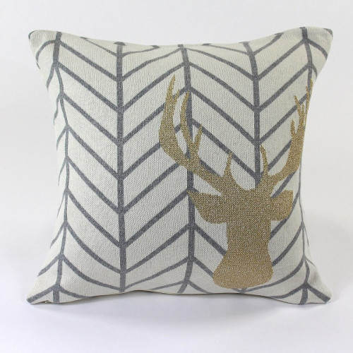 подушка с рисунком golden deer, 45х45 см в Кургане