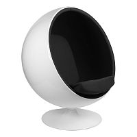 кресло eero aarnio style ball chair черное в Кургане