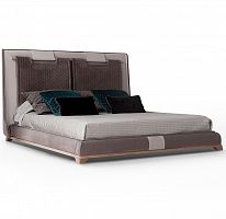 кровать двуспальная 180х200 серая tecni nova wood в Кургане