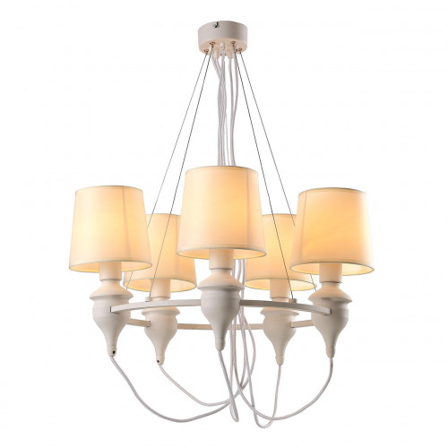 подвесная люстра arte lamp sergio a3326lm-5wh в Кургане