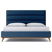 кровать двуспальная 160х200 синяя cooper blueberry в Кургане