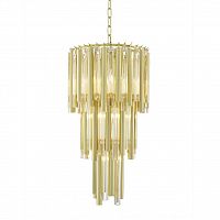 люстра gigi 7 gold от delight collection прозрачная/золото в Кургане