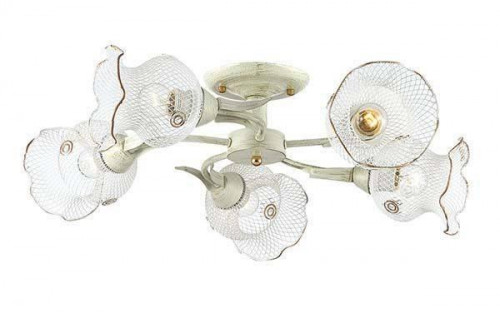 потолочная люстра lumion rozetta 3108/5c белая в Кургане