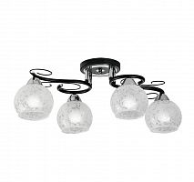 потолочная люстра idlamp carmela 234/4pf-blackchrome в Кургане