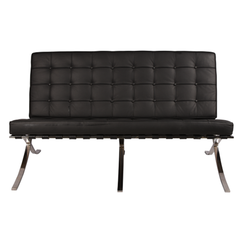 диван barcelona style loveseat sofa прямой черный в Кургане