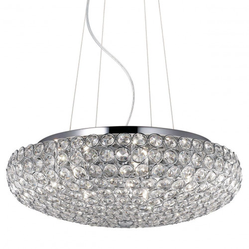 подвесной светильник ideal lux king sp7 cromo в Кургане