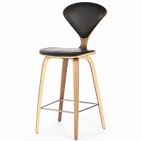 барный стул cherner с обивкой черный в Кургане