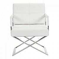 кресло aster x chair кожа белое в Кургане