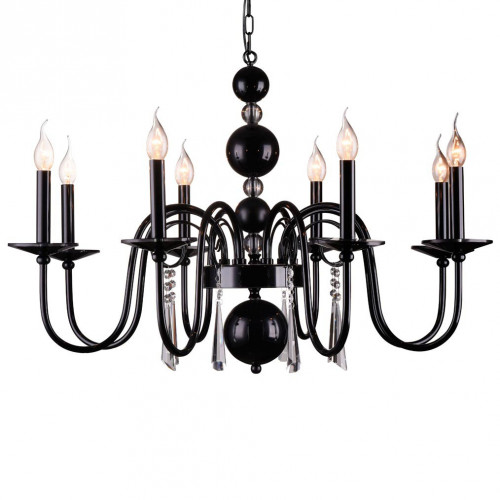 подвесная люстра newport 32208/c black в Кургане