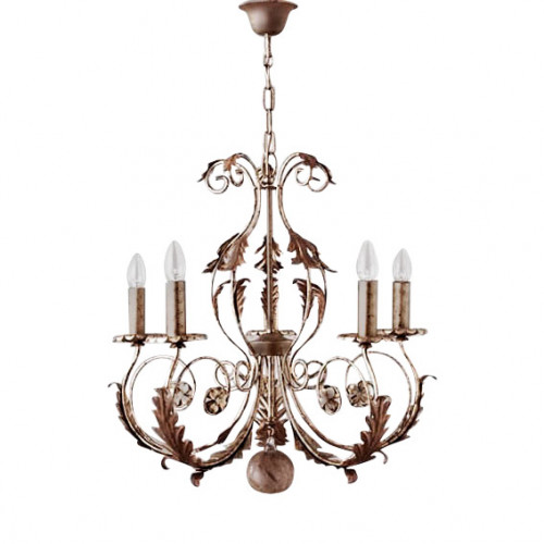 люстра 4962/5_v0580 от mm lampadari коричневая в Кургане