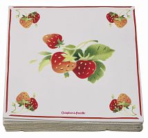 салфетки бумажные клубника comptoir de famille в Кургане