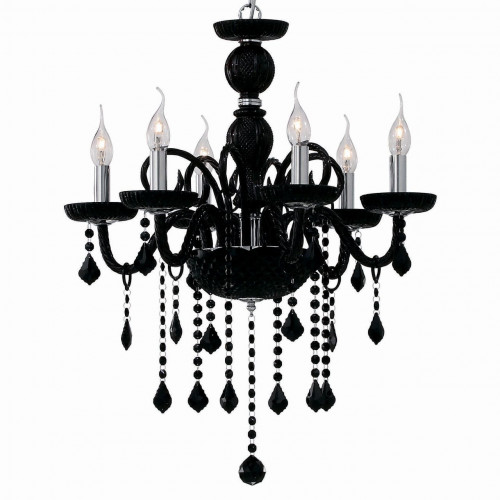 подвесная люстра ideal lux giudecca sp6 nero в Кургане