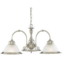 подвесная люстра arte lamp american diner a9366lm-3ss белая в Кургане