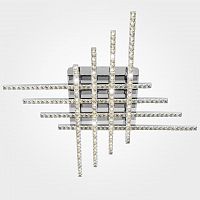 потолочный светодиодный светильник eurosvet soprano 90041/8 хром в Кургане