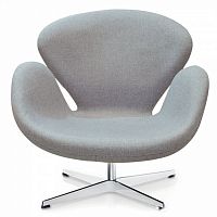 кресло swan chair темно-серое в Кургане