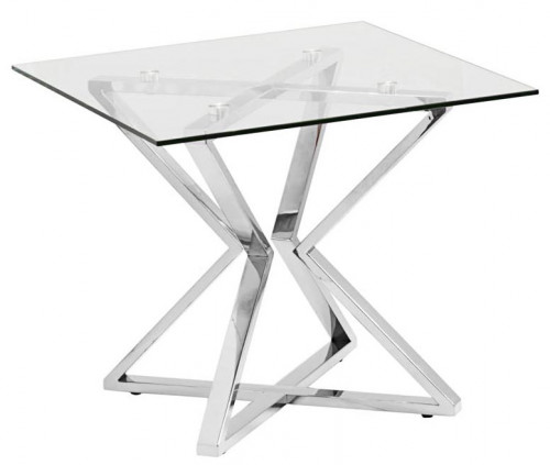 стол журнальный cube silver хром в Кургане