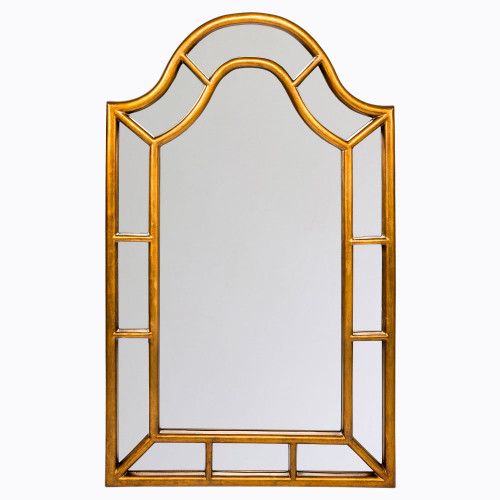 зеркало-окно настенное в золотой раме пале-рояль в Кургане