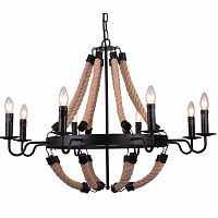 подвесная люстра arte lamp marsiglia a8956lm-8bk в Кургане