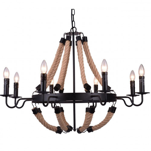 подвесная люстра arte lamp marsiglia a8956lm-8bk в Кургане