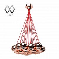 подвесная люстра mw-light котбус 2 492011919 медь в Кургане