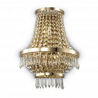 настенный светильник ideal lux caesar ap3 oro в Кургане