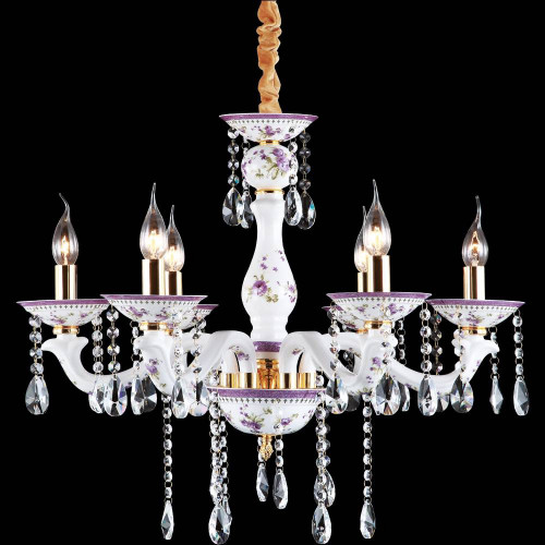 подвесная люстра arte lamp contessa a6613lm-6go в Кургане