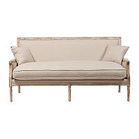 диван auguste salon bench with burlap прямой бежевый в Кургане