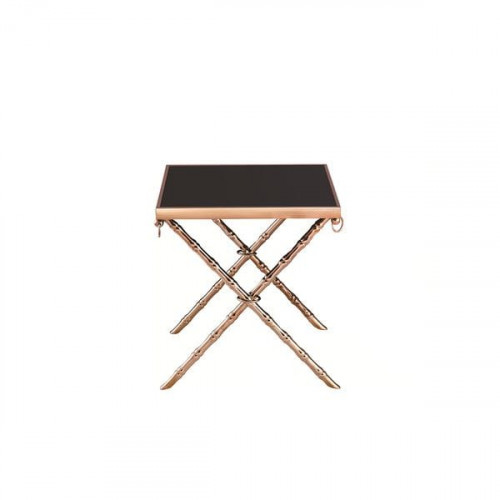 стол кофейный bamboo b серый, серебро, чёрный в Кургане