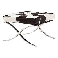 оттоманка barcelona stool бело-черная в Кургане