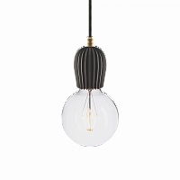подвесной светильник beton rib black brass в Кургане
