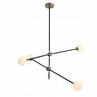 подвесная люстра st luce bastoncino sl429.403.04 белая в Кургане