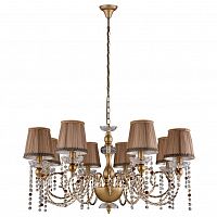 подвесная люстра crystal lux alegria sp8 gold-brown в Кургане
