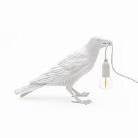 настольная лампа bird white waiting от seletti в Кургане