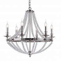 подвесная люстра crystal lux perugia sp6 хром в Кургане
