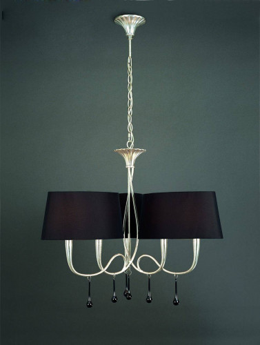 подвесная люстра mantra paola painted silver 3530 в Кургане