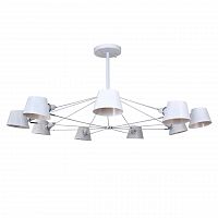подвесная люстра freya abigail fr5038-cl-09-w белая в Кургане