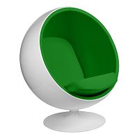 кресло eero aarnio style ball chair зеленое в Кургане