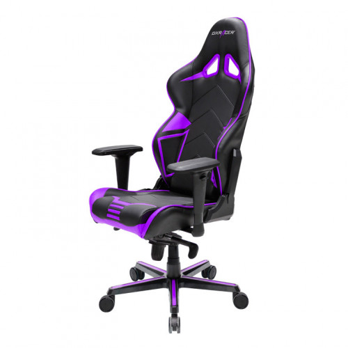кресло геймерское dxracer racing черно-фиолетовое в Кургане