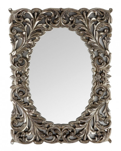 зеркало прямоугольное настенное серебро массимо florentine silver в Кургане