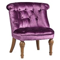 кресло sophie tufted slipper chair сиреневое в Кургане