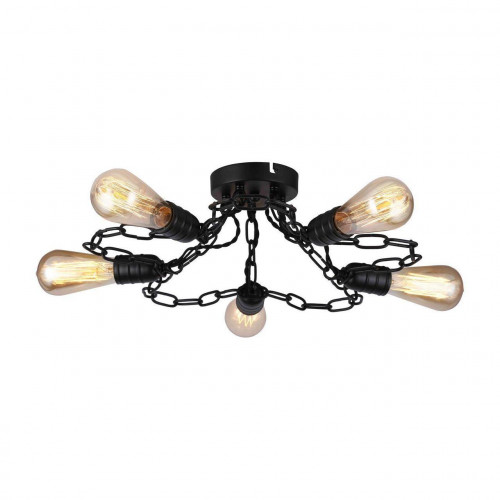 потолочная люстра arte lamp a9344pl-5bk в Кургане