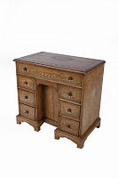 стол mini pedestal desk коричневый с рисунком в Кургане