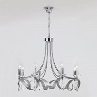 подвесная люстра eurosvet adelia 60064/8 хром в Кургане