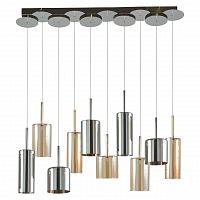 дизайнерская подвесная люстра spot light flaconetta 1301028 серая в Кургане