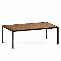 стол журнальный london ultra lite black темный дуб в Кургане